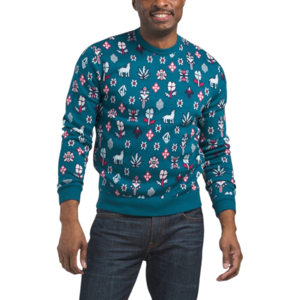 GREYSON Wool Blend Story Telling Sweater